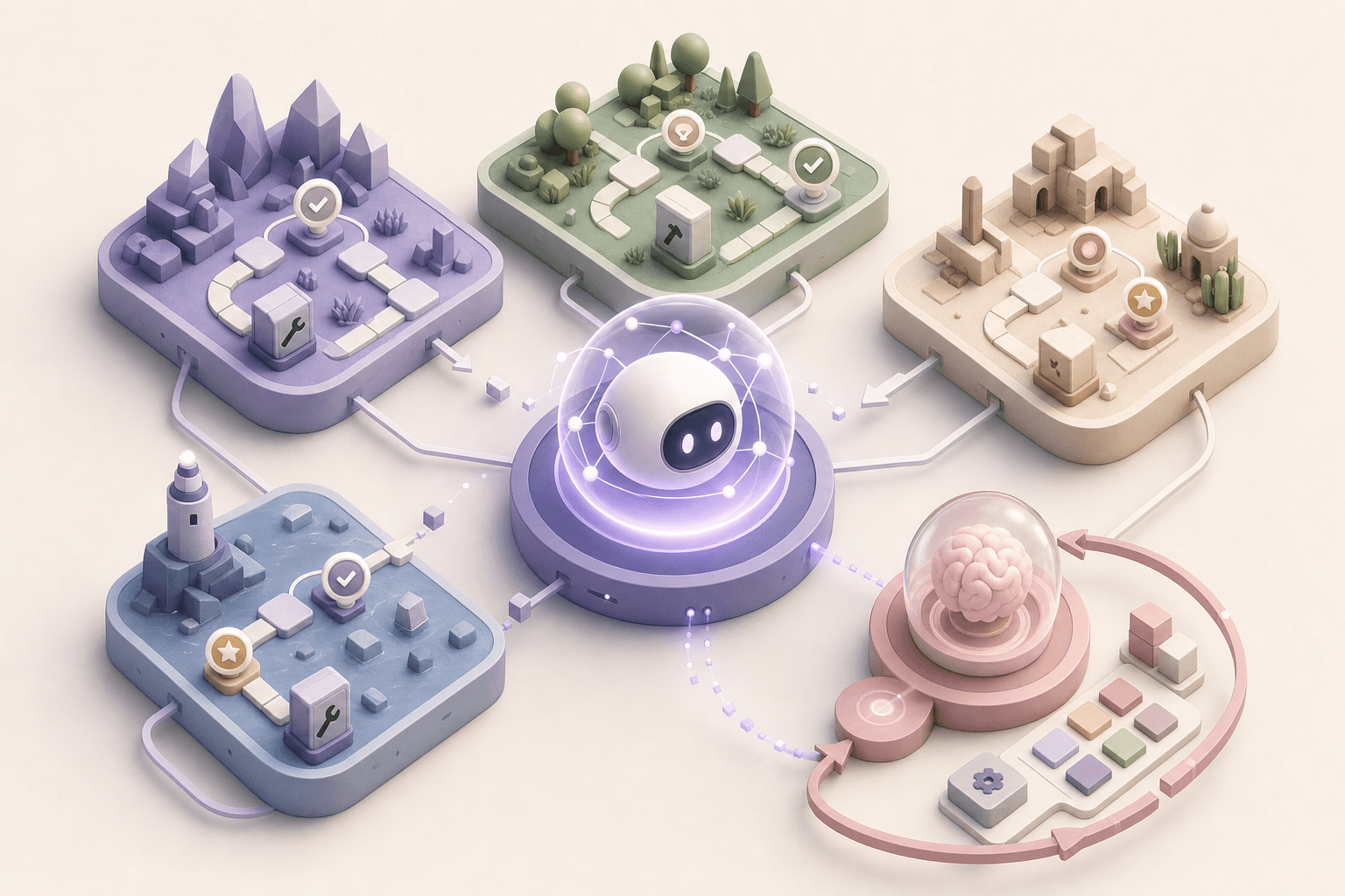 How AI Agents Learn Better by Designing Their Own Worlds